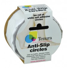 Tenura Aqua Safe Anti Slip Discs - Clear