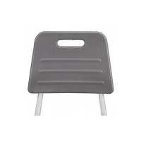 Shower Stool w Padded Seat Back Rest