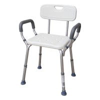 Shower Chair with detachable backrest
