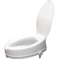 Raised Toilet Seat 100mm With Lid