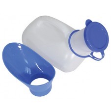 Unisex Male/Female Urinal with Lid