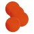 Tenura Anti-Slip Silicone Circle Coasters - Red