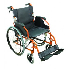 Wheelchair Deluxe Self Propelled - Orange