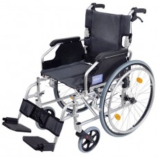 Wheelchair Deluxe Self Propelled - Silver